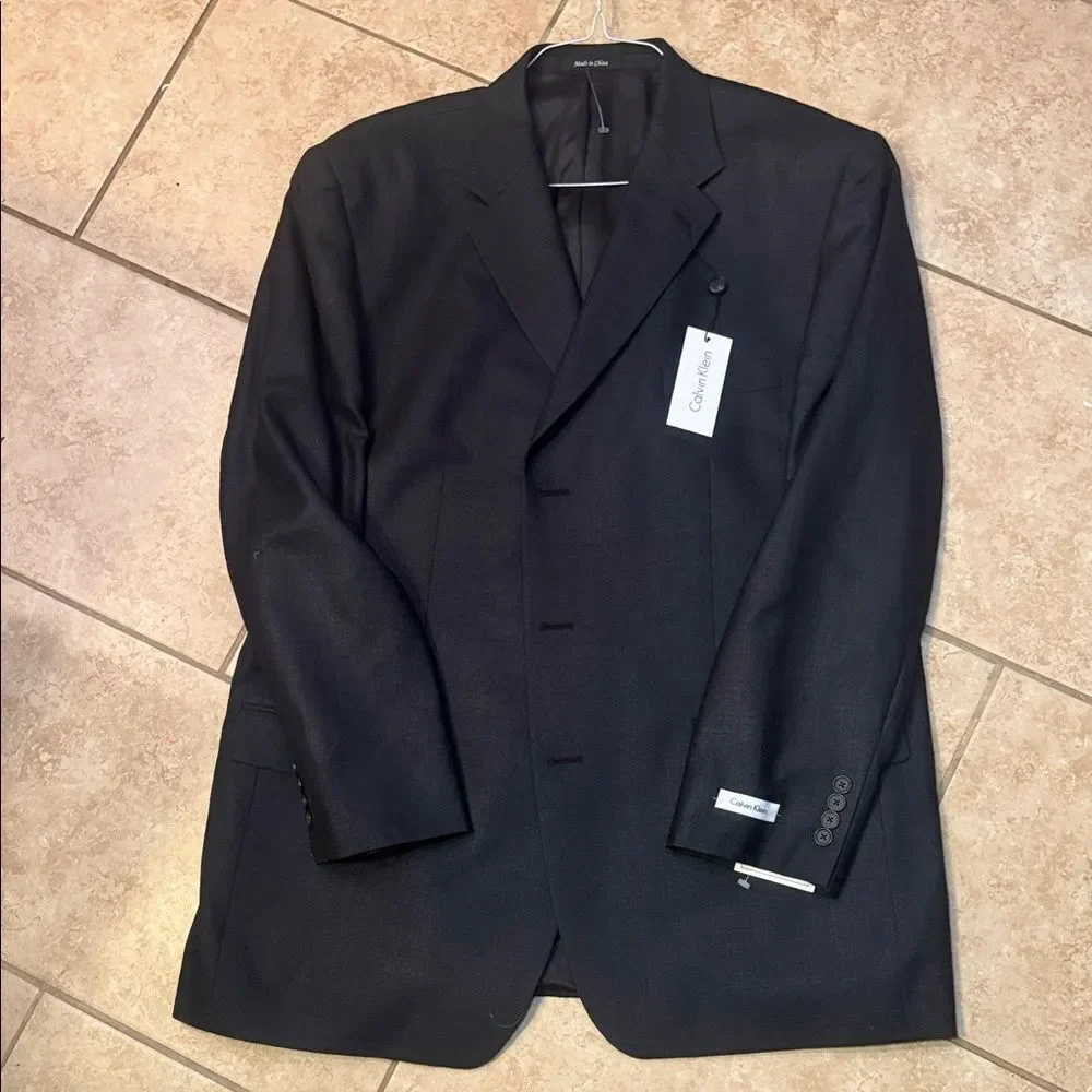 Calvin Klein Men's Charcoal Blazer